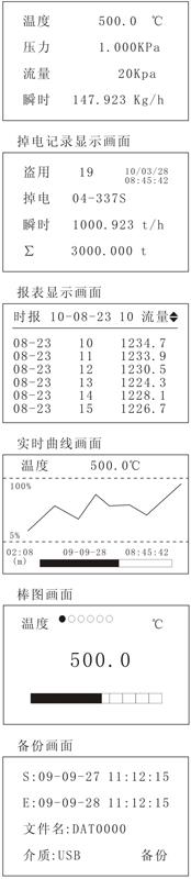 貿(mào)易結算流量積算儀測量顯示一屏畫面 貿(mào)易結算流量積算儀測量顯示一屏畫面